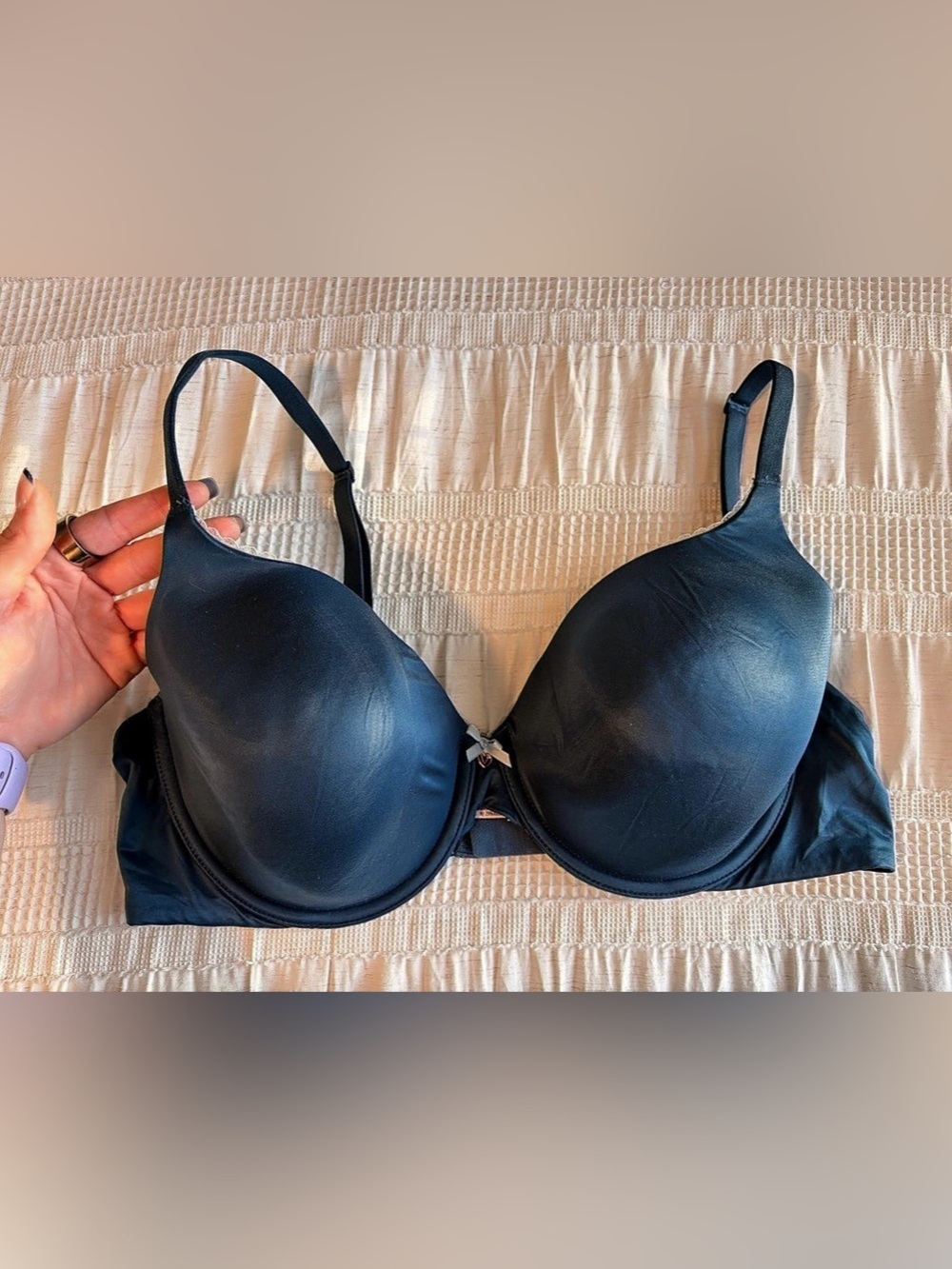 Victoria's Secret Body by Victoria Lined Perfect Coverage Bra Blue Bra